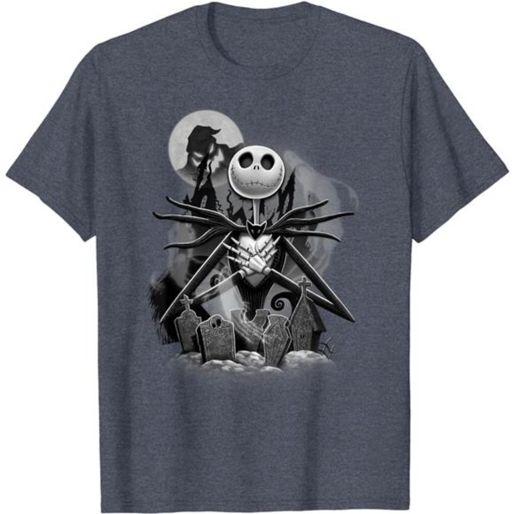 Disney Nightmare Before Christmas Jack Night Scene T-Shirt